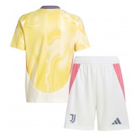 Camiseta Juventus Segunda Equipación Replica 2024-25 para niños mangas cortas (+ Pantalones cortos)